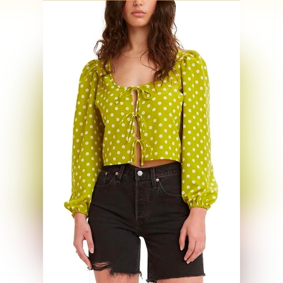 Levi's Tops - Levi's Embry Tie Blouse